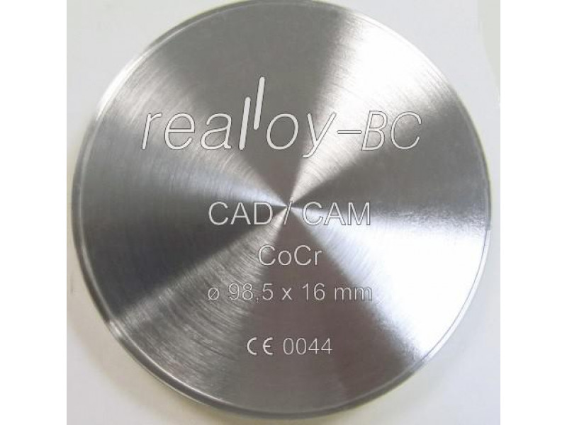 Realloy BC CoCr frézovací kotúč 98,5x10mm
