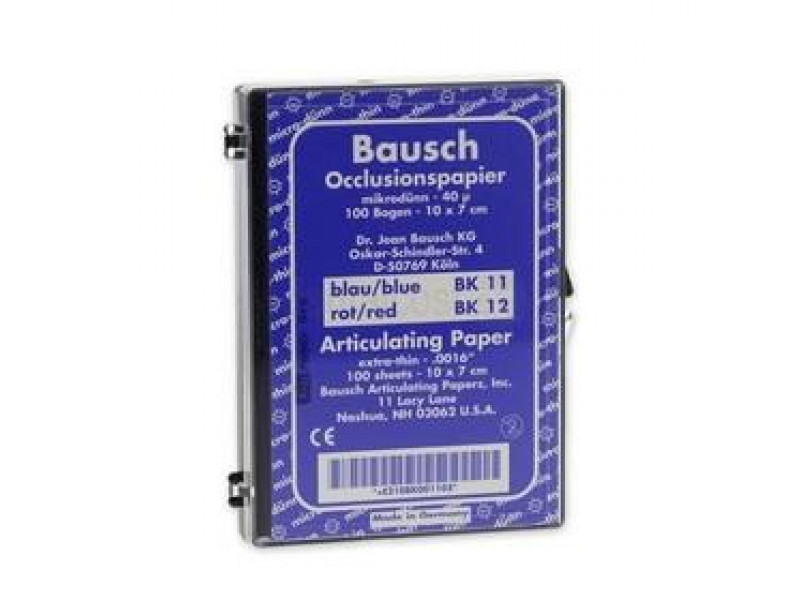 Pauzovací papier Bausch 10x7 cm, modrý, BK 11