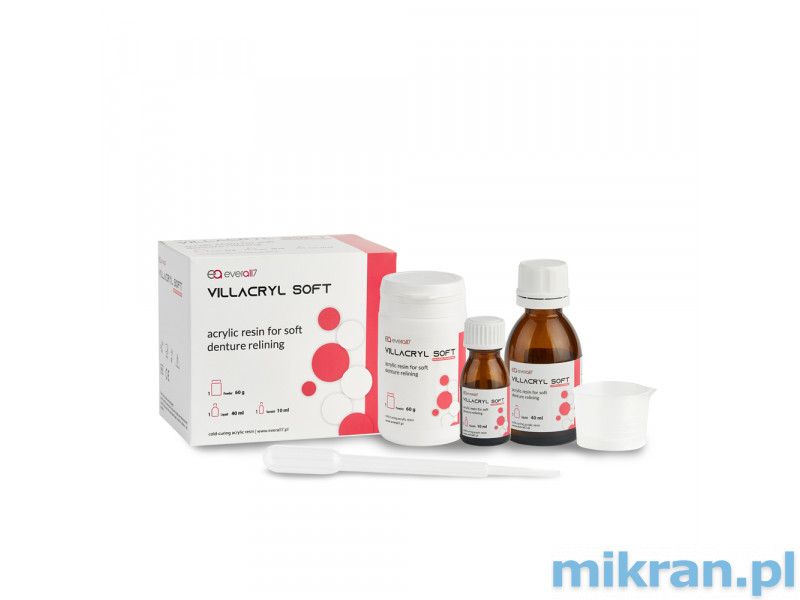Villacryl SOFT prášok 60g + tekutina 40ml + lak 10ml