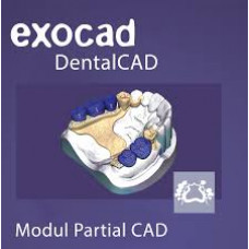 Modul Exocad Partial CAD [drôtové modely]