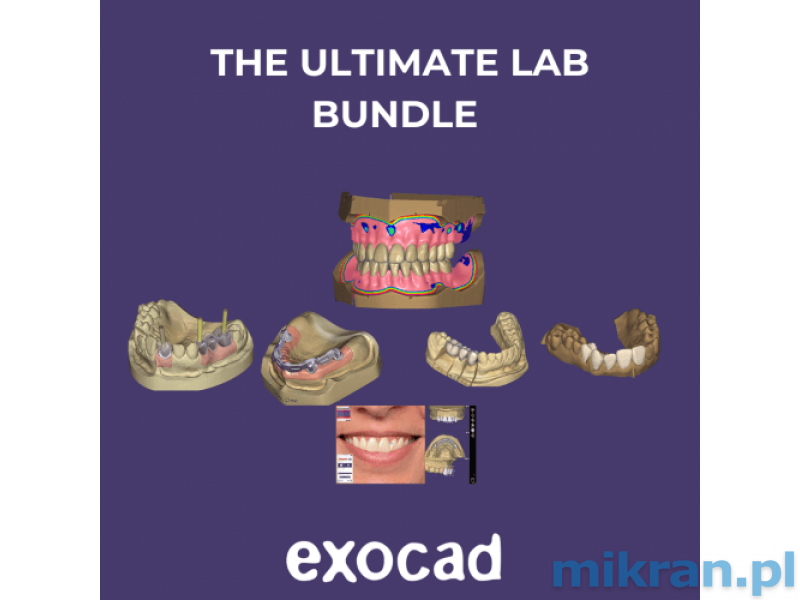Balík Exocad Dental CAD Ultimate Lab