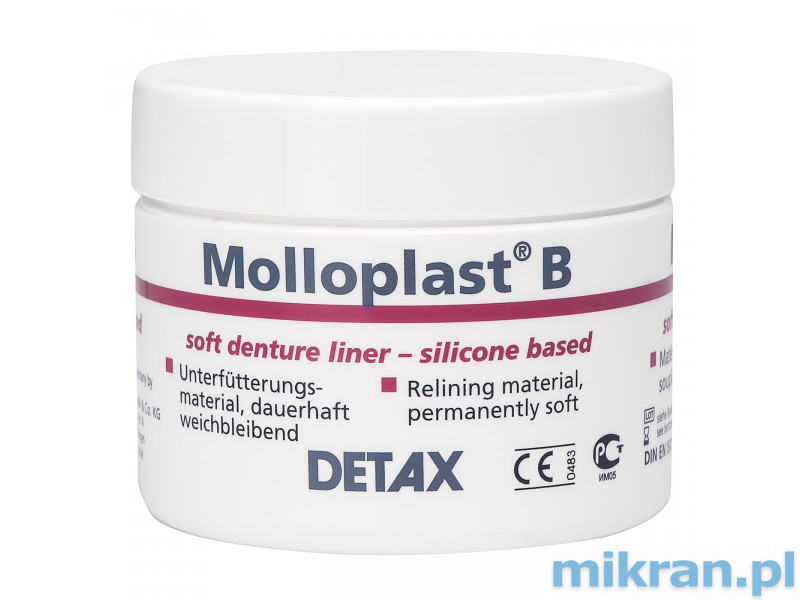 Molloplast B 45g materiál na relining zubných protéz