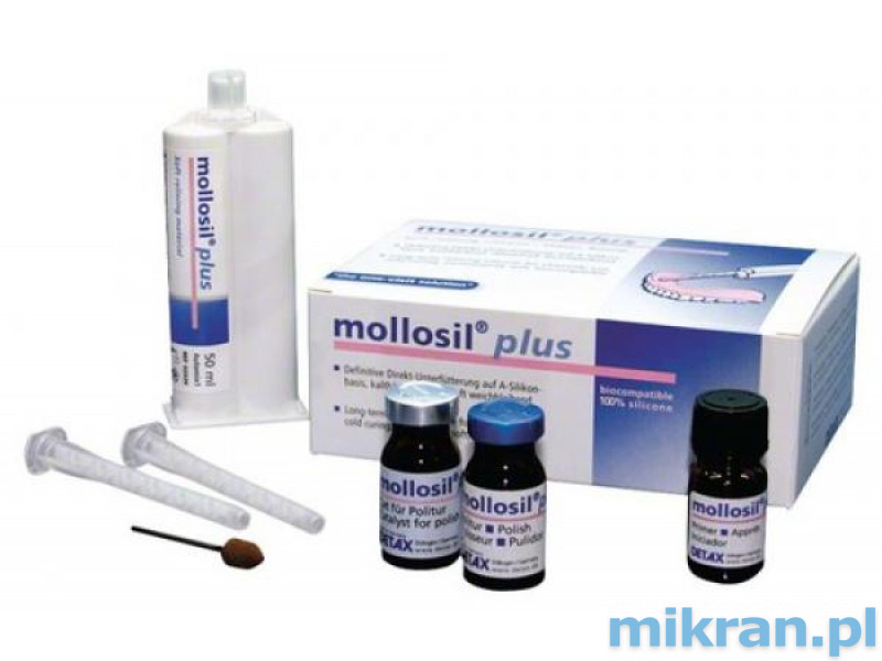 Mollosil plus na vyloženie zubnej protézy