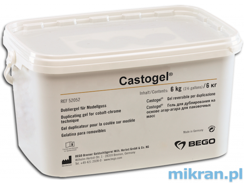 Castogel agar 6 kg