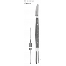 Nôž na vosk typ Fahnenstock NW-103-180-PMS
