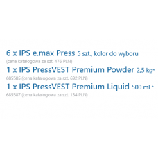 Ips e.max Press 5 ks x 6 balení Akciové balenie