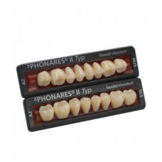 Zadné kompozitné zuby Phonares typu II. Dostupné na požiadanie